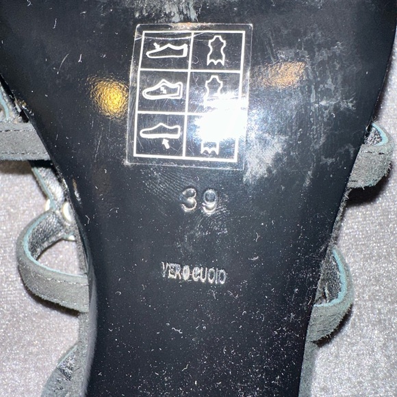 Alexander Wang Sofia Kitten Heel Sandal Mules Shoes Size  39 - Picture 8 of 11